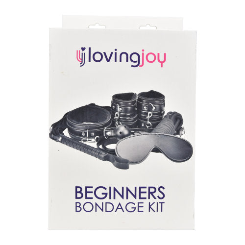 Loving Joy Beginner's Bondage Kit Black (8 Piece)