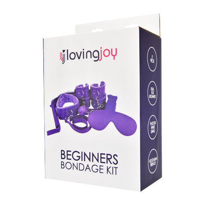 Loving Joy Beginner's Bondage Kit Purple (8 Piece)