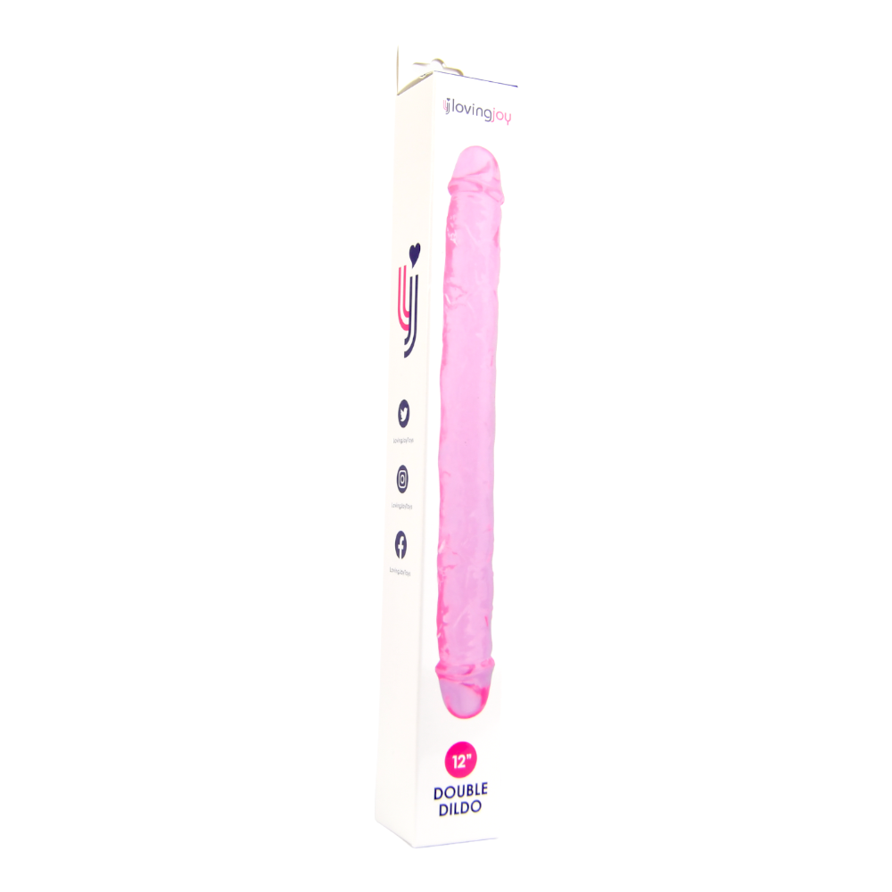 Loving Joy 12 Inch Double Dildo Pink