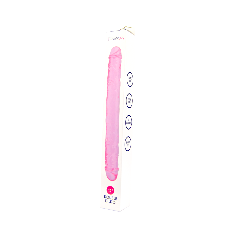 Loving Joy 12 Inch Double Dildo Pink