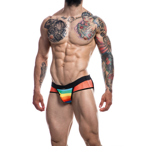 C4M Mixed Jockstrap Rainbow Small