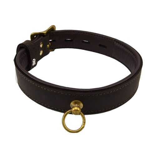 BOUND Nubuck Leather Choker with 'O' Ring