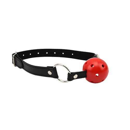 Bound to Please Breathable Ball Gag Red