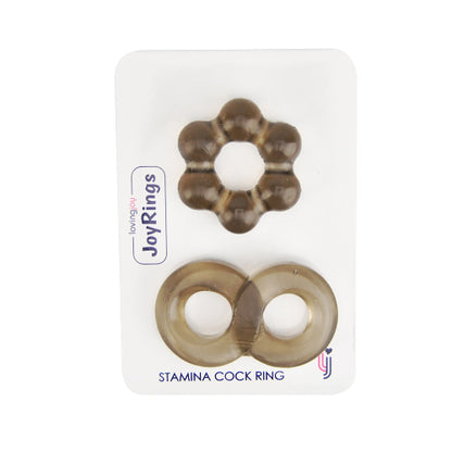 JoyRings Stamina Cock Ring Set (2 Pack)