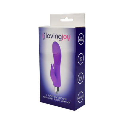 Loving Joy 7 Function Silicone Mini Rabbit Bullet Vibrator