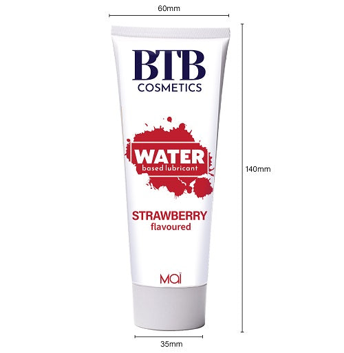 BTB Water Based Lubricant Strawberry 100ml