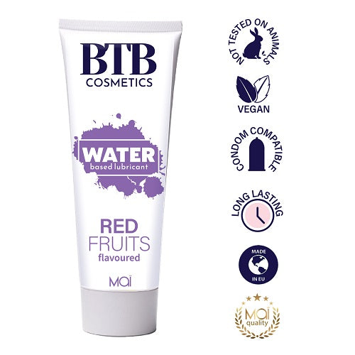 BTB Water Based Lubricant Red Fruits 100ml